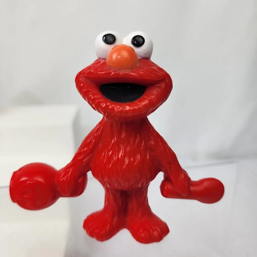1994 Sesame Street Complete Set Of 8 Connect & Count Toys Big Bird Elmo Grover